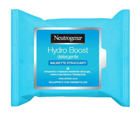 NEUTROGENA HYDRO BOOST SALVIETTE STRUCCANTI 25 PEZZI - pharmaluna