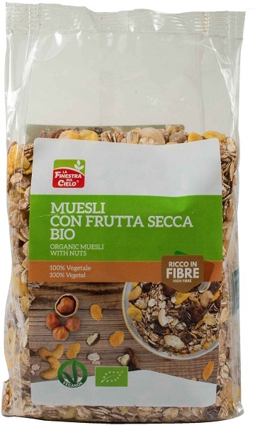 MUESLI FRUTTA SECCA BIO 375 G - pharmaluna