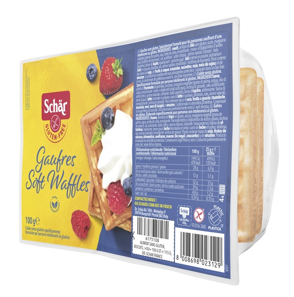 SCHAR GAUFRE SOFT WAFFLES 100 G - pharmaluna