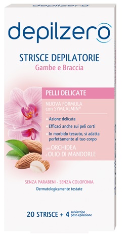 DEPILZERO STRISCE GAMBE BRACCIA 20 PEZZI - pharmaluna