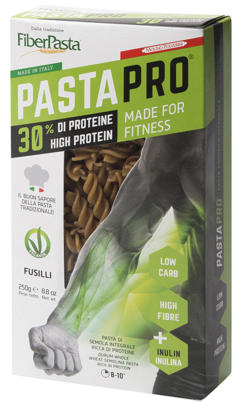 FIBERPASTA FUSILLI PROTEICI PASTAPRO 250 G - pharmaluna