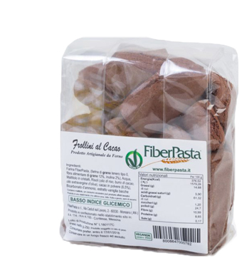FIBERPASTA FROLLINI AL CACAO 250 G - pharmaluna