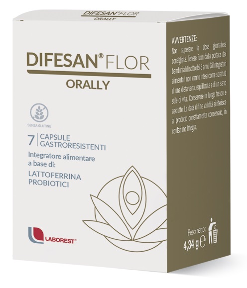 DIFESAN FLOR ORALLY 7 CAPSULE - pharmaluna