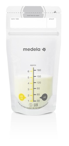 STORAGE BAGS SACCA PER LA CONSERVAZIONE DEL LATTE MATERNO 50 PEZZI - pharmaluna