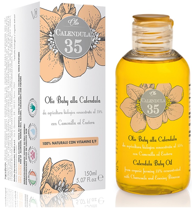 CALENDULA 35 OLIO BABY 150 ML - pharmaluna