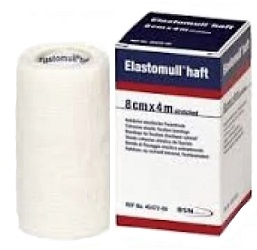 BENDA ELASTICA AUTOADESIVA ELASTOMULL HAFT COMPRESSIONE FORTE 8X400 CM - pharmaluna