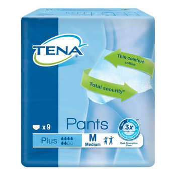 PANNOLONE PULL-UP TENA PANTS PLUS TAGLIA MEDIUM 9 PEZZI - pharmaluna