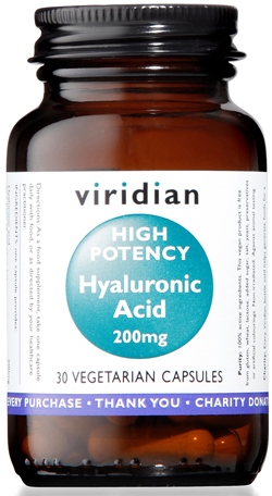 VIRIDIAN HYALURONIC ACID HIGH POTENCY 30 CAPSULE VIRIDIAN ACIDO IALURONICO ALTA CONCENTRAZIONE - pharmaluna