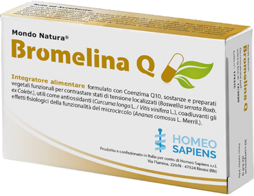 BROMELINA Q MONDO NATURA 30 COMPRESSE - pharmaluna