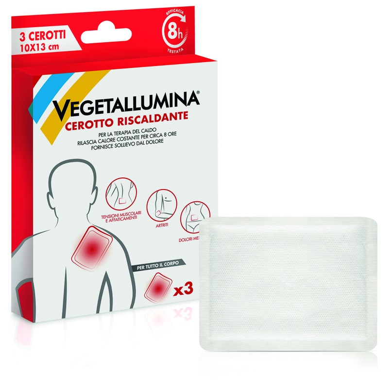 VEGETALLUMINA CEROTTO RISCALDANTE 3 PEZZI - pharmaluna