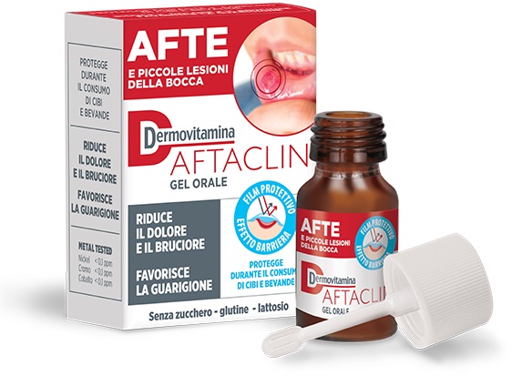 DERMOVITAMINA AFTACLIN GEL 7 ML - pharmaluna