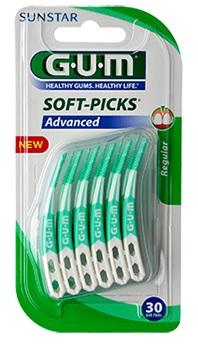 GUM SOFTPICKS ADVANCE SCOVOLINO LARGE GOMMA 30 PEZZI - pharmaluna