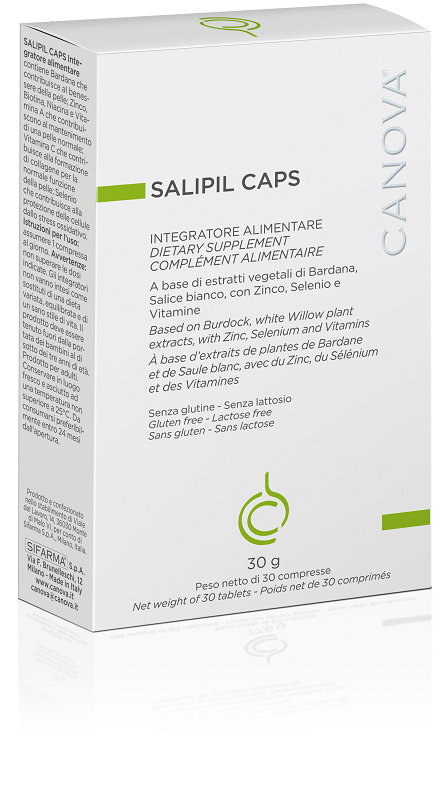 CANOVA SALIPIL CAPS 30 COMPRESSE NUOVA CONFEZIONE - pharmaluna