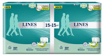 PANNOLONE A MUTANDA LINES SPECIALIST SUPER MG 30 PEZZI - pharmaluna