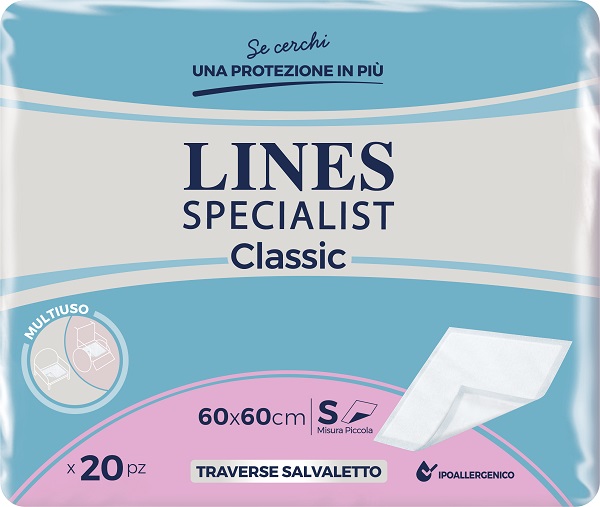 TRAVERSA LINES SPECIALIST CLASSIC TRAVERSA 60 X 60 CM 20 PEZZI - pharmaluna