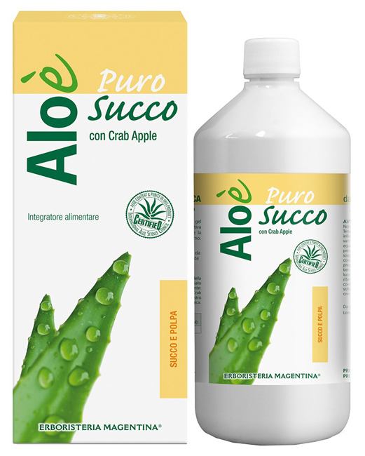 ALOE' ALOE SUCCO E POLPA BIO 1 LITRO - pharmaluna