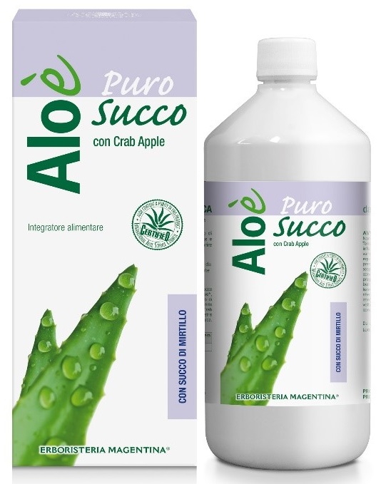ALOE' ALOE VERA BIO + MIRTILLO 1 LITRO - pharmaluna