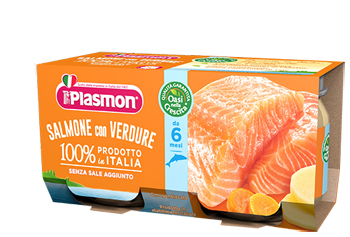 PLASMON OMOGENIZZATO SALMONE 4 X 80 G - pharmaluna