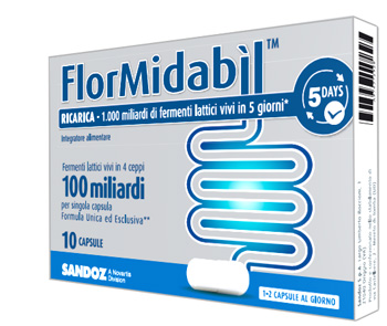 FLORMIDABIL RICARICA 10 CAPSULE - pharmaluna
