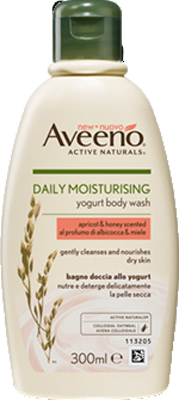 AVEENO BAGNO DOCCIA YOGURT ALBICOCCA & MIELE 300 ML PROMO - pharmaluna