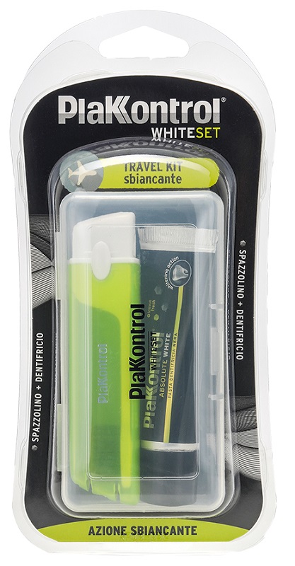PLAKKONTROL WHITE SET TRAVEL KIT - pharmaluna
