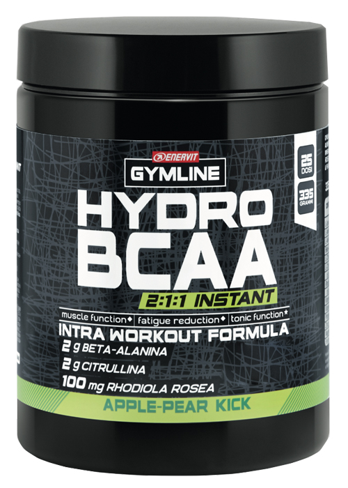 GYMLINE MUSCLE HYDRO BCAA INSTANT APPLE & PEAR POLVERE 335 G - pharmaluna