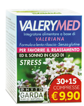 VALERYMED RILASCIO PROLUNGATO 30 + 15 COMPRESSE - pharmaluna