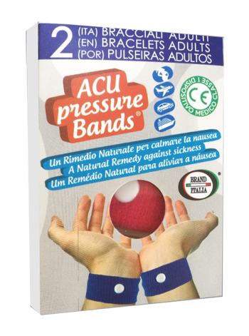 BRACCIALE ACU PRESSURE BAND ADULTI 2 PEZZI - pharmaluna