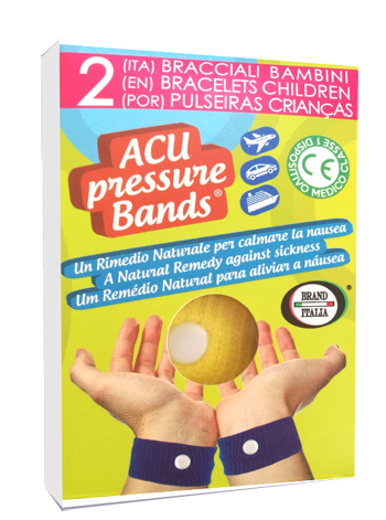 BRACCIALE ACU PRESSURE BAND BAMBINI 2 PEZZI - pharmaluna