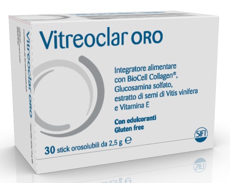 VITREOCLAR ORO 30 BUSTINE OROSOLUBILI DA 2,5 G - pharmaluna
