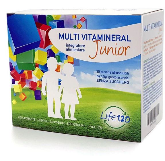 MULTI VITAMINERAL JUNIOR 30 BUSTINE - pharmaluna