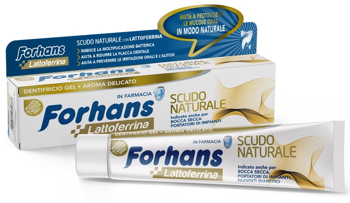 FORHANS DENTIFRICIO SCUDO NATURALE 75 ML - pharmaluna