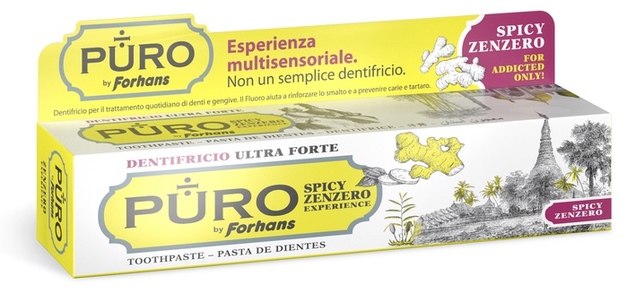 DENTIFRICIO PURO SPICY ZENZERO 75 ML - pharmaluna