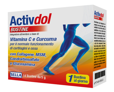 ACTIVDOL CARTILAGINI E ARTICOLAZIONI 14 BUSTINE DA 5 G - pharmaluna