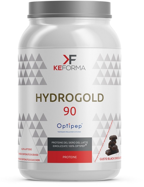 HYDROGOLD 90 BLACK CHOCOLATE VASO 900 G - pharmaluna