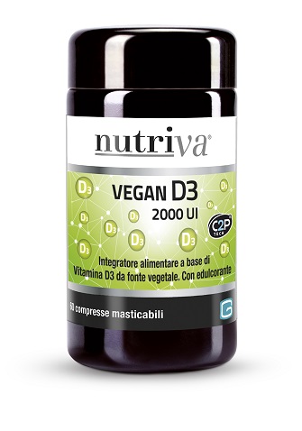 NUTRIVA VEGAN D3 60 COMPRESSE 2000 UI - pharmaluna