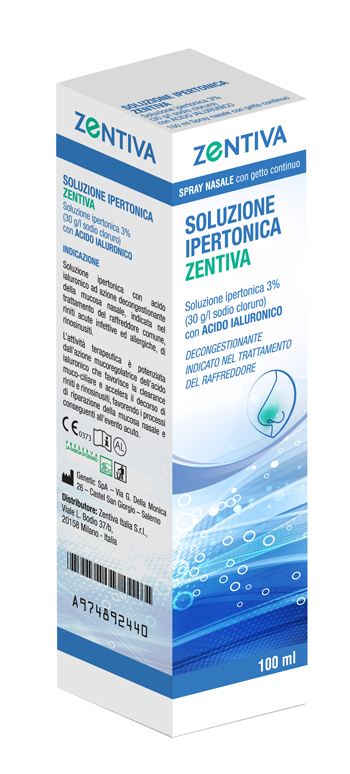 SOLUZIONE IPERTONICA ZENTIVA SPRAY NASALE 100 ML - pharmaluna