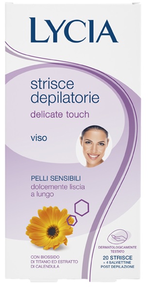 LYCIA 20 STRISCE VISO DELICATE 12 PEZZI - pharmaluna