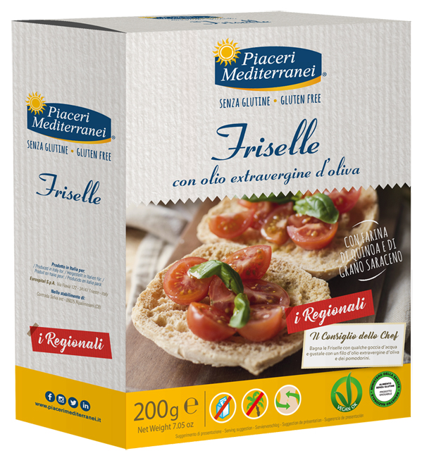 PIACERI MEDITERRANEI FRISELLE 200 G - pharmaluna