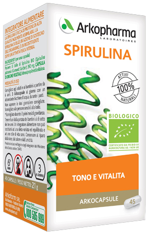 ARKO CAPSULE SPIRULINA BIO 45 CAPSULE - pharmaluna