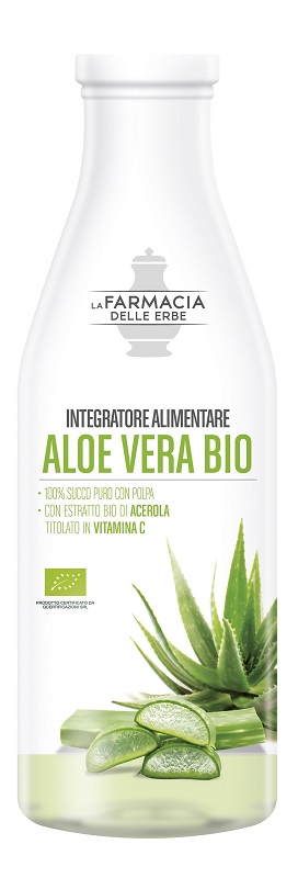 FARMACIA DELLE ERBE ALOE VERA SUCCO PURO BIO 1000 ML - pharmaluna