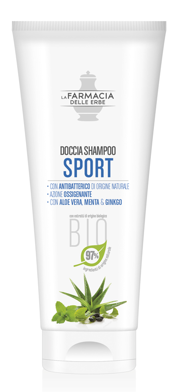 FARMACIA DELLE ERBE SHAMPOO DOCCIA SPORT BIO 200 ML - pharmaluna