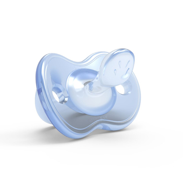 NUVITA ORTOHOSOFT SUCCHIETTO CON TETTARELLA ORTODONTICA BLU - pharmaluna