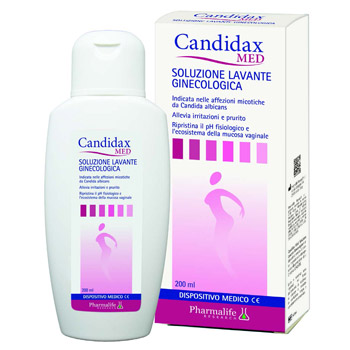 CANDIDAX MED SOLUZIONE LAVANTE GINECOLOGICA 200 ML - pharmaluna