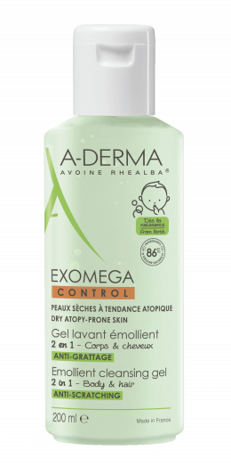 EXOMEGA CONTROL GEL CORPO E CAPELLI 2 IN 1 200 ML - pharmaluna