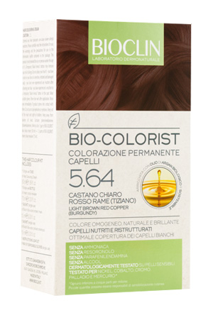BIOCLIN BIO COLORIST 5,64 CASTANO CHIARO ROSSO RAME TIZIANO - pharmaluna