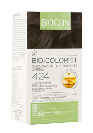BIOCLIN BIO COLORIST 4,24 CASTANO BEIGE RAME CIOCCOLATO - pharmaluna