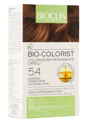 BIOCLIN BIO COLORIST 5,4 CASTANO CHIARO RAME - pharmaluna