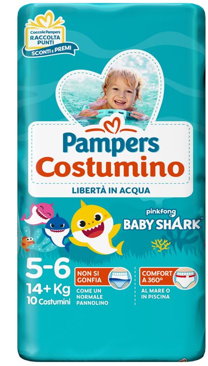 PAMPERS COSTUMINO CP 10 TG 5+ TG 5+ 10 PEZZI - pharmaluna