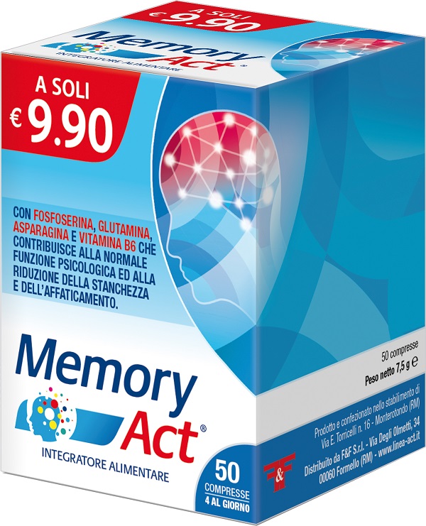 MEMORY ACT 50 COMPRESSE - pharmaluna